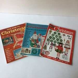 Retro Christmas Craft Magazines 1959 1960 1965